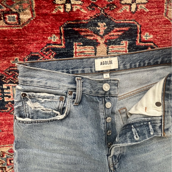 Agolde Riley Long short in Snapshot - Picture 3 of 12